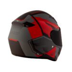 Capacete x11 Trust Pro Transit c/viseira Extra Cinza/Vermelho fsc 60 - Image 3