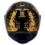 Capacete Axxis Eagle Breaking Brilho Preto/Dourado tam.58/m 501022005 - Image 3