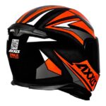 Capacete Axxis Eagle Power Brilho Preto/Laranja/Cinza Tam. 60l - Image 4