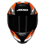 Capacete Axxis Eagle Power Brilho Preto/Laranja/Cinza Tam. 60l - Image 5