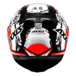 Capacete Axxis Eagle Japão Brilho Preto/Vermelho/Branco 56/s - Image 3