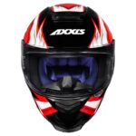 Capacete Axxis Eagle Japão Brilho Preto/Vermelho/Branco 56/s - Image 5