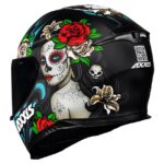 Capacete Axxis Eagle Catrina Fosco Preto/Azul/Vermelho 56/s - Image 2