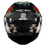 Capacete Axxis Eagle Catrina Fosco Preto/Azul/Vermelho 56/s - Image 3