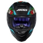 Capacete Axxis Eagle Catrina Fosco Preto/Azul/Vermelho 56/s - Image 6