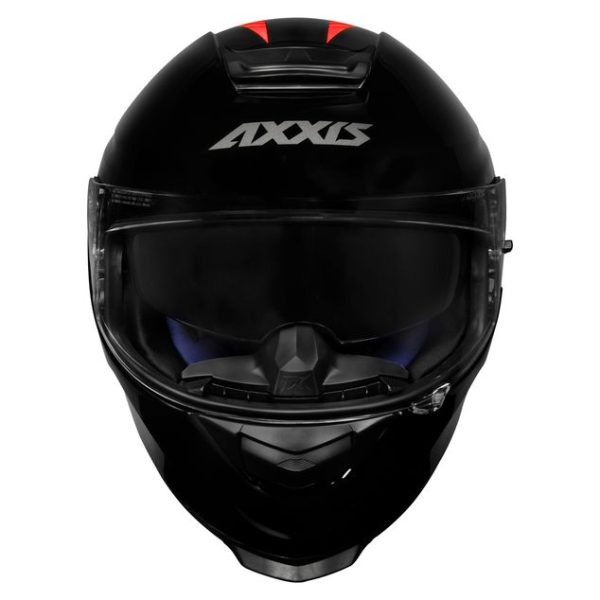 Capacete Axxis Eagle SV Solid Brilho Preto/Vermelho 56s - Image 5