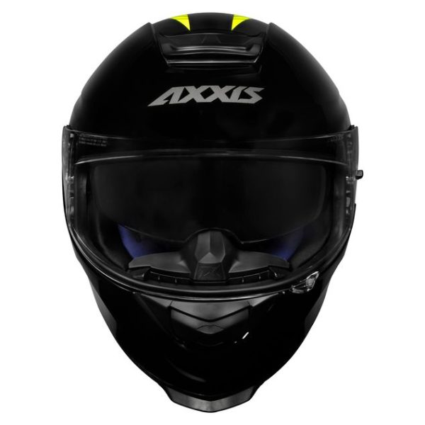 Capacete Axxis Eagle SV Solid Brilho Preto/Amarelo Tam. 56s - Image 6