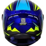 Capacete Axxis Draken Vector brilho Azul/Amarelo Tam.54xs - Image 3