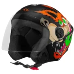 Capacete Tork New Liberty Three Coyote Preto-Fosco 56 - Image 2
