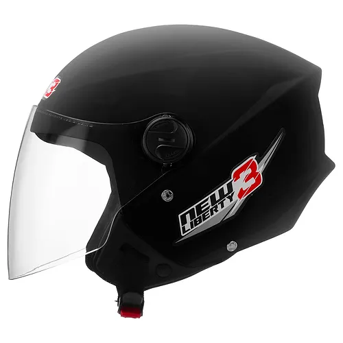 Capacete New Liberty Three Preto-brilho Tamanho 56 – Pro Tork