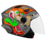 Capacete Tork New Liberty Three Coyote Preto-Fosco 60 - Image 4
