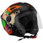 Capacete Tork New Liberty Three Coyote Preto-Fosco 56 - Image 4