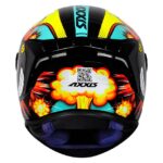 Capacete Axxis Draken Bomba Preto/Amarelo Brilho Tam60L - Image 3