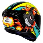 Capacete Axxis Draken Bomba Preto/Amarelo Brilho Tam60L - Image 4
