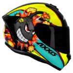 Capacete Axxis Draken Bomba Preto/Amarelo Brilho Tam60L - Image 5