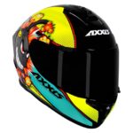 Capacete Axxis Draken Bomba Preto/Amarelo Brilho Tam60L - Image 6