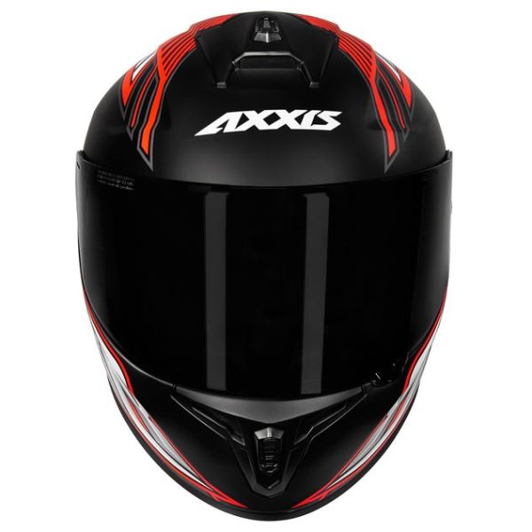 Capacete Axxis Draken Racer Fosco Preto/Verm/Cinza Tam. 56/s - Image 7