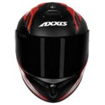 Capacete Axxis Draken Racer Fosco Preto/Verm/Cinza Tam. 58/m - Image 7