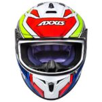 Capacete Axxis Draken Tracer Branco/Azul/Cinza Tamanho 60l - Image 6