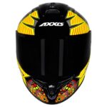Capacete Axxis Draken Mystic Gloss Preto/Amarelo Tam 58 m - Image 7