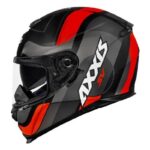 Capacete Axxis Eagle sv Smart fosco Preto/Cinza/Vermelho Tam.56/s - Image 4