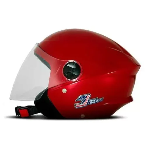 Capacete New Liberty Three Elite Vermelho Brilhante Tamanho 58 – Pro Tork