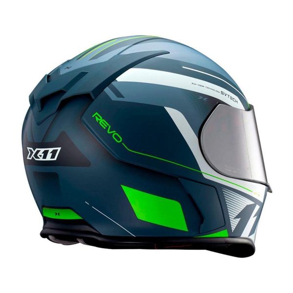 CAPACETE X11 REVO PRO ELEVEN SV C/VISEIRA EXTRA NEON FOSCO 58 11080945 14889 - Image 3