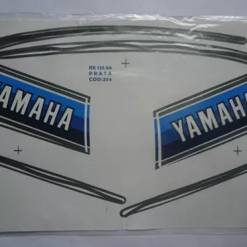 Kit Adesivos Yamaha RX 125 1984 Prata