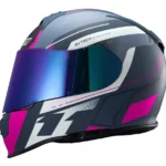Capacete X11 Revo Pro Eleven Sv c/Viseira Extra Rosa Fosco 56 - Image 2