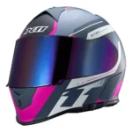 Capacete X11 Revo Pro Eleven Sv c/Viseira Extra Rosa Fosco 56
