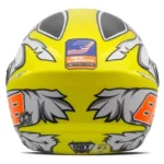 Capacete Tork New Liberty Three GP88 56 Amarelo fosco - Image 6