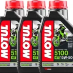 Óleo 4t 15w50 Motul 5100 sj/sl/sm semissintético1L 104081 - Image 2