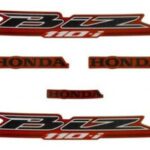 Kit Adesivos Honda BIZ 110i 2016 Vermelha - Image 2