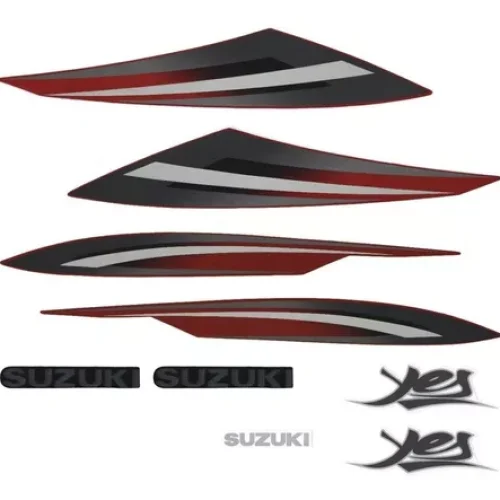 Kit Suzuki Yes 2009/2010 Vermelha 