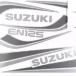 Kit Adesivos Suzuki Yes 2006 Preta - Image 3