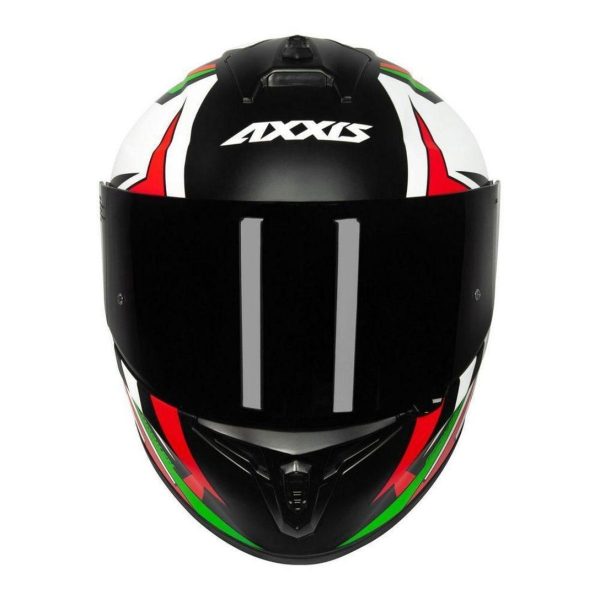 Capacete Axxis Draken Vector Matt Preto Branco Verde Vermelho Tamanho 58m - Image 2