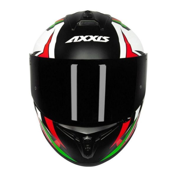 Capacete Axxis Draken Vector Matt Preto/Branco/Verde/Vermelho Tamanho 56s - Image 2