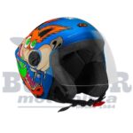 Capacete New Liberty Three Coyote Azul-Fosco Tamanho 60 - Image 3