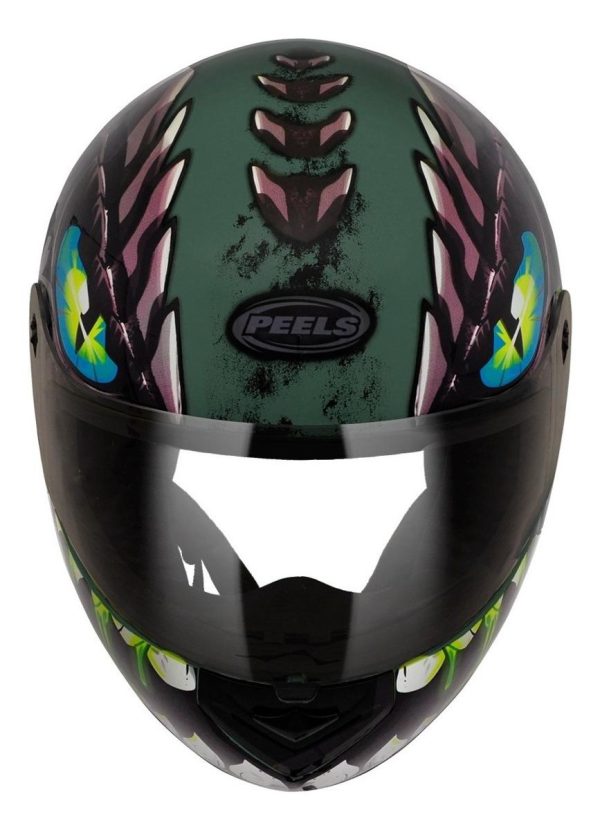 Capacete Peels Spike Zilla Verde M Fosco/Color 58 - Image 5