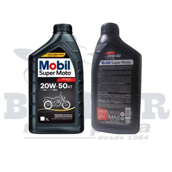 Óleo Mobil 4T 20W50 SF Mineral 1L 13921 123073 - Image 2