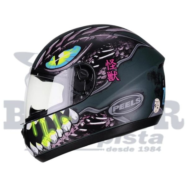 Capacete Peels Spike Zilla Verde M Fosco/Color 58