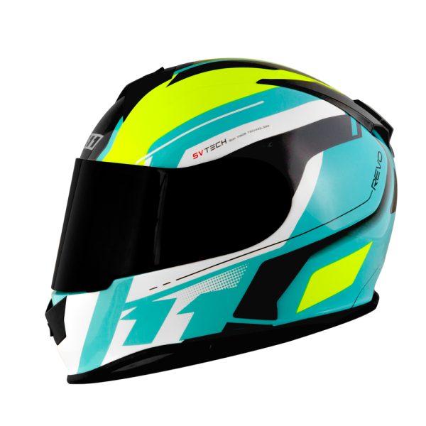 CAPACETE X11 REVO PRO ELEVEN WSP SV C/VISEIRA EXTRA AZUL/BRANCO/NEON BRILHO 58 11081046 15548 - Image 2