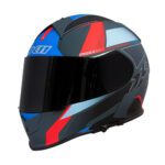 Capacete x11 Revo Pro Flagger sv c/Viseira Extra Vermelho Fosco 56