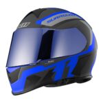 Capacete x11 Revo Pro Surround Sv c/Viseira Extra Cor Azul Tamanho 58