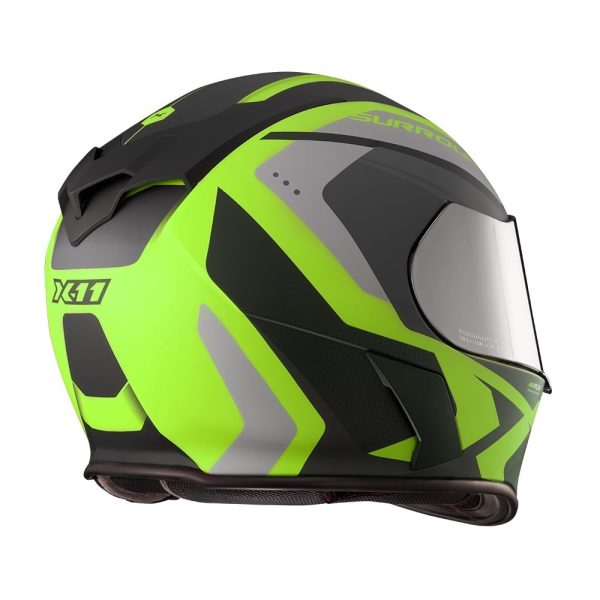 CAPACETE X11 REVO PRO SURROUND SV C/VISEIRA EXTRA NEON 58 11080090 14687 - Image 2