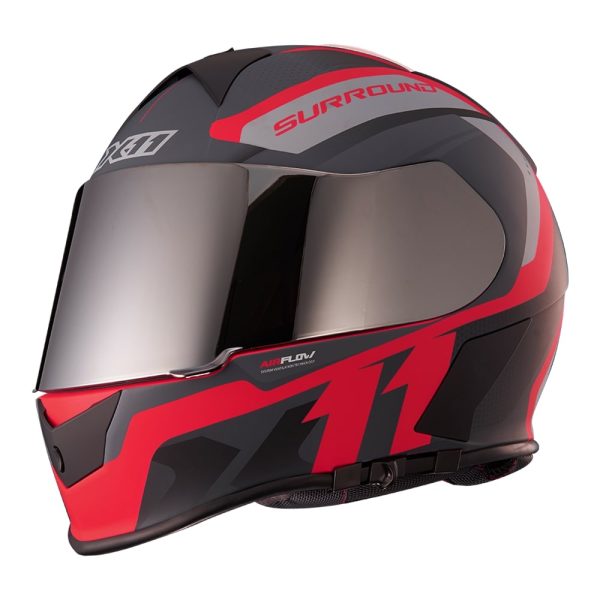 Capacete X11 Revo Pro Surround SV C/Viseira Extra Vermelho 60 11080086 14683