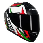 Capacete Axxis Draken Vector Matt Preto/Branco/Verde/Vermelho Tamanho 56s - Image 6