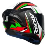 Capacete Axxis Draken Vector Matt Preto/Branco/Verde/Vermelho Tamanho 56s - Image 5