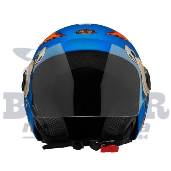 Capacete New Liberty Three Coyote Azul-Fosco Tamanho 60 - Image 4