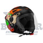 Capacete Tork New Liberty Three Coyote Preto-Fosco 58 - Image 3